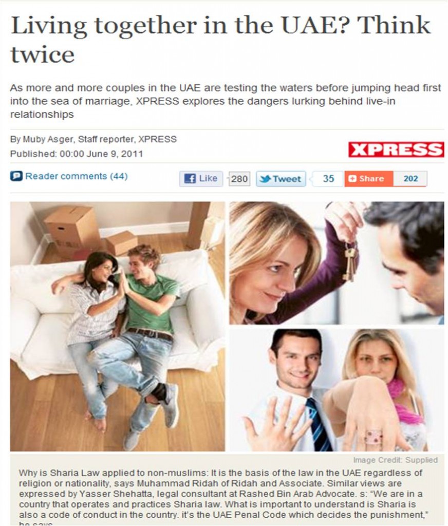 gulfNews living together